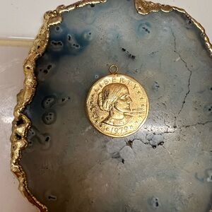 14k gold plated coin